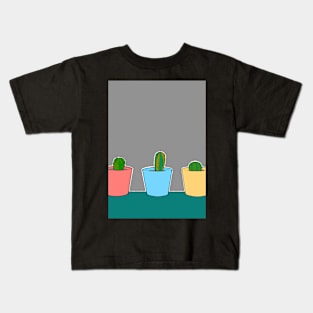 Three Little Cactus Kids T-Shirt